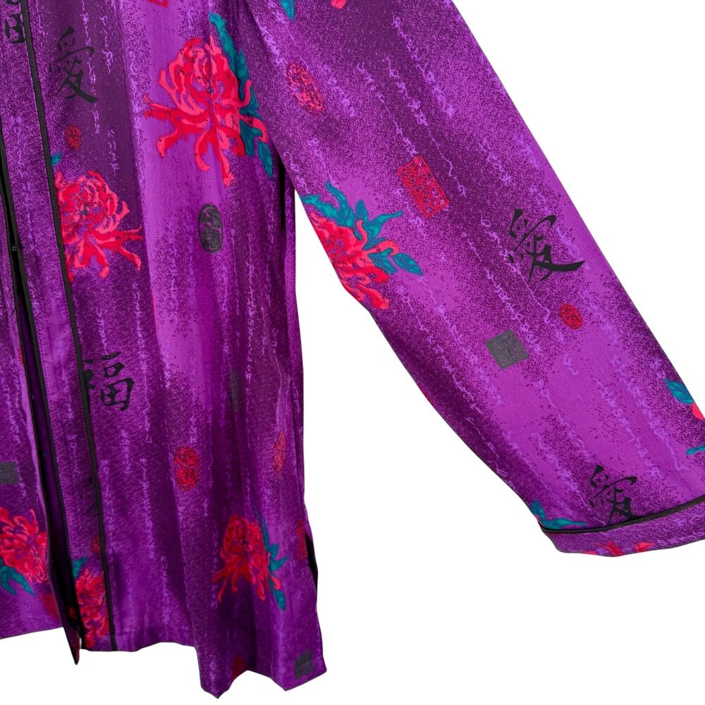 NEW NWOT Additions by Chicos Sz LARGE 2 Japanese Asian Blouse Shirt Top Artsy - Picture 6 of 9